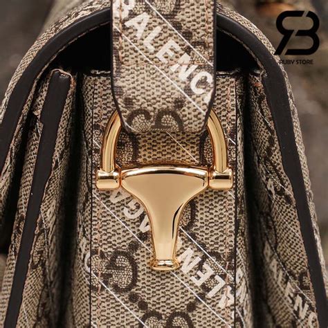 women gucci x balenciaga bag|Gucci Balenciaga hacker project.